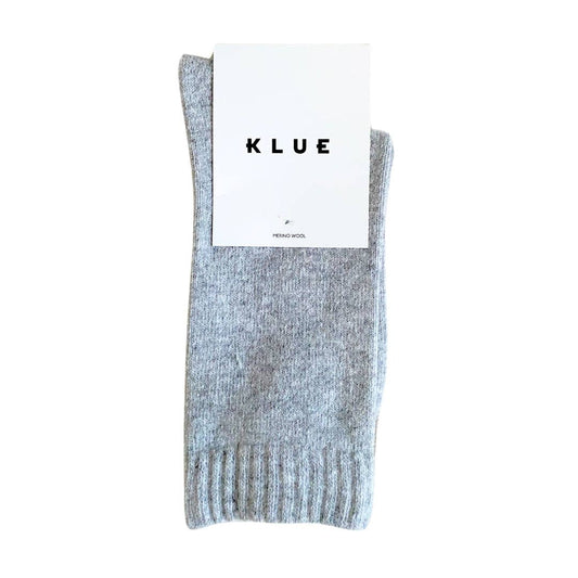 KLUE Merino Wool socks plain | Light Grey