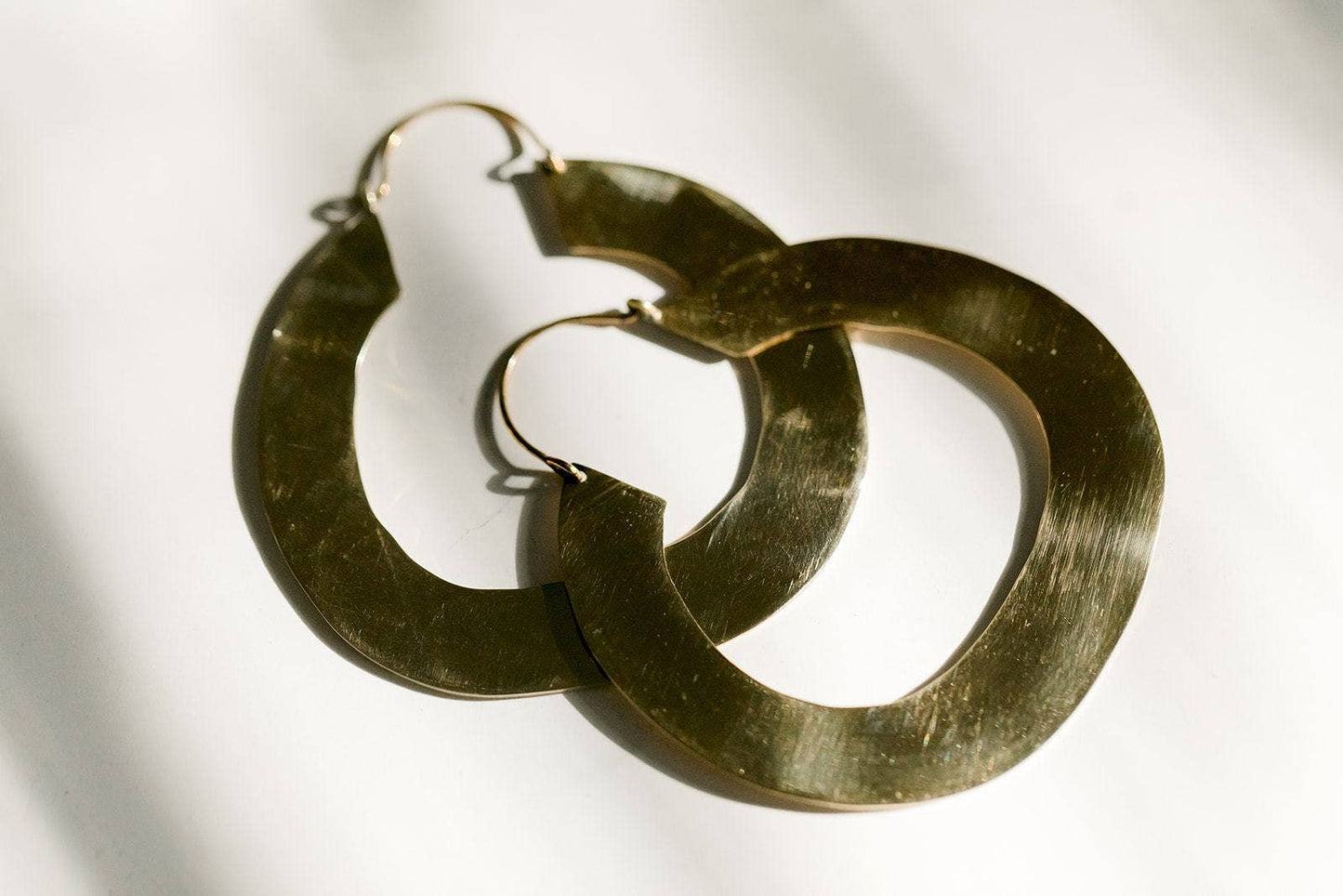 Flat Hoop Earrings - AA22
