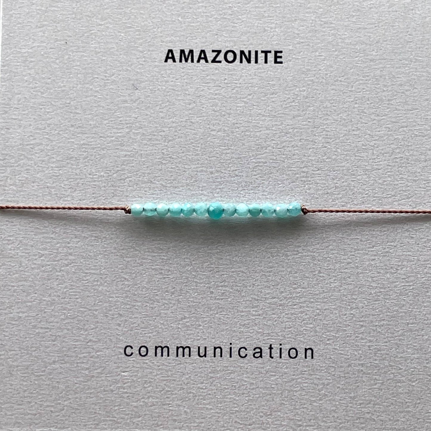 Amazonite Bracelet- Communication