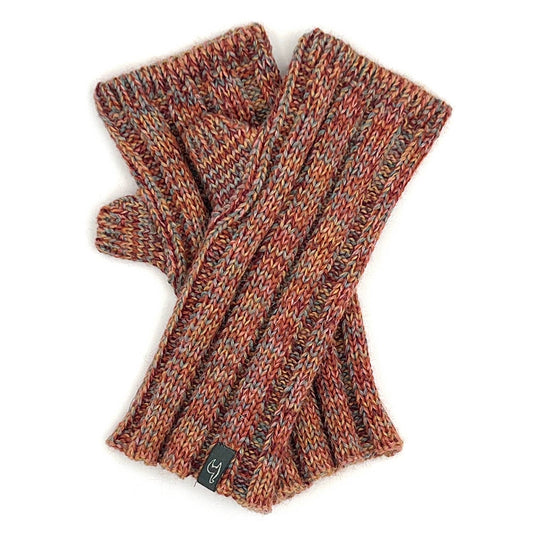 NEW! Alpaca Gloves - Accordion - Tumeric