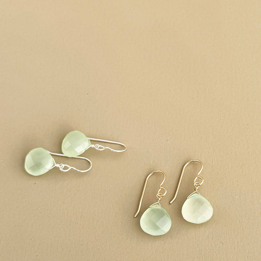 Blue Chalcedony Earrings