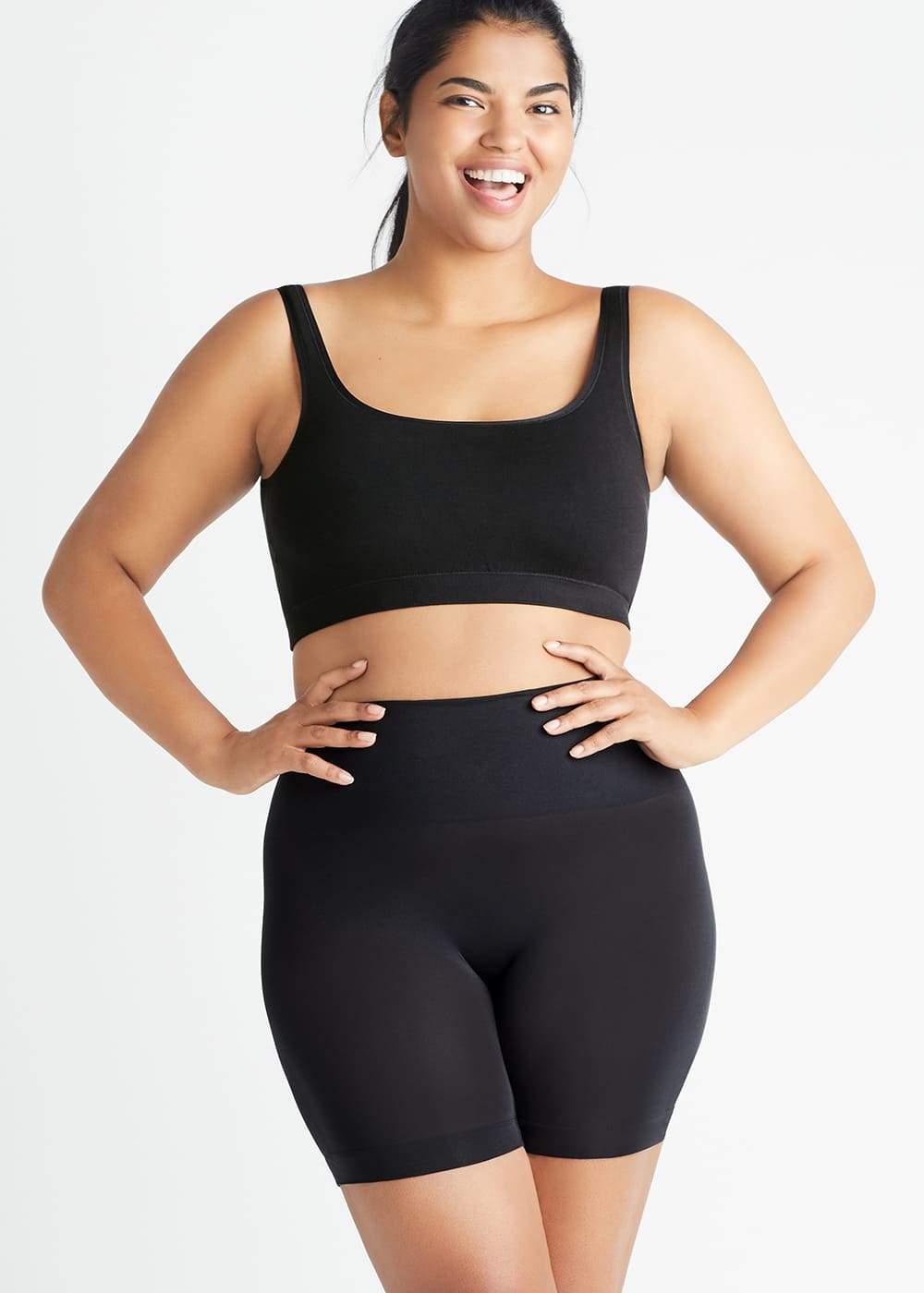 Isla Ultralight Shaping Short - Seamless Black