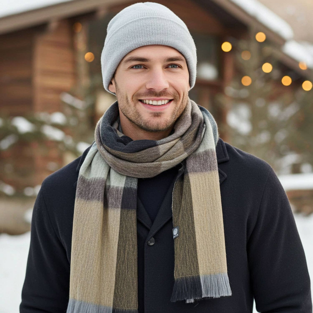 Alpaca Beanie - Brushed - Ash