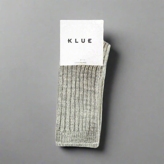 KLUE Silk and Wool DUST STAR socks | Grey