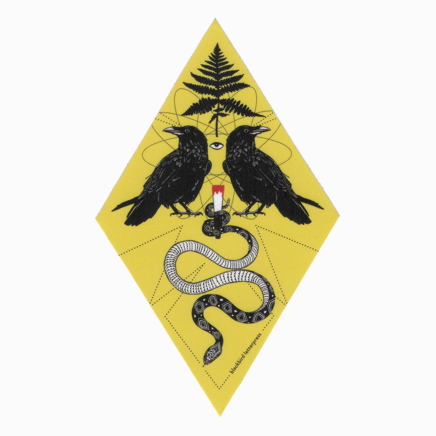 Ravens & snake sticker