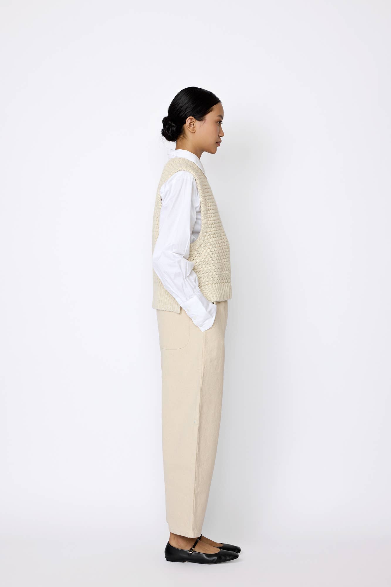 Sloane Sweater Vest - Ivory