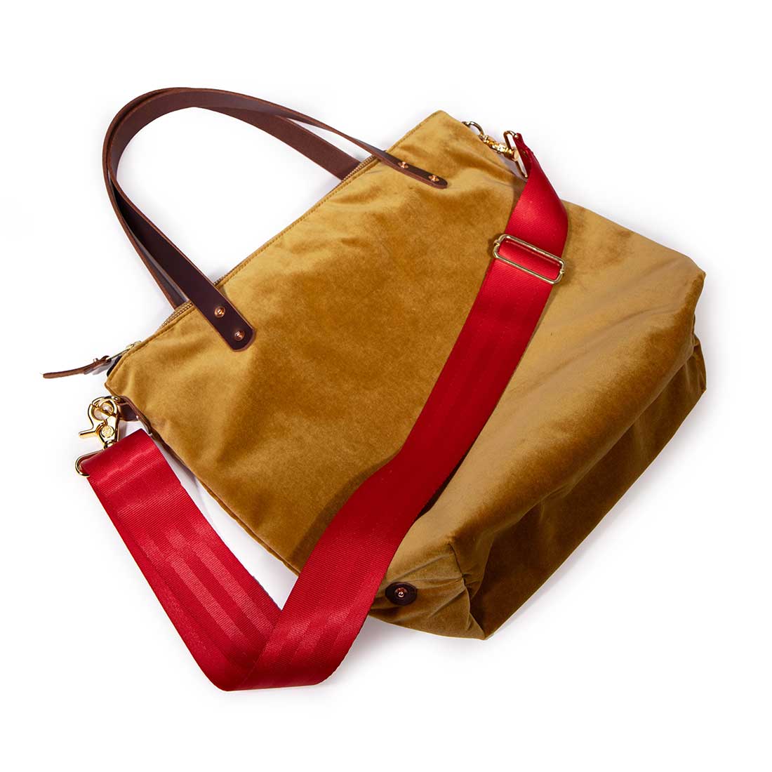Velvet Nomad Tote- Golden