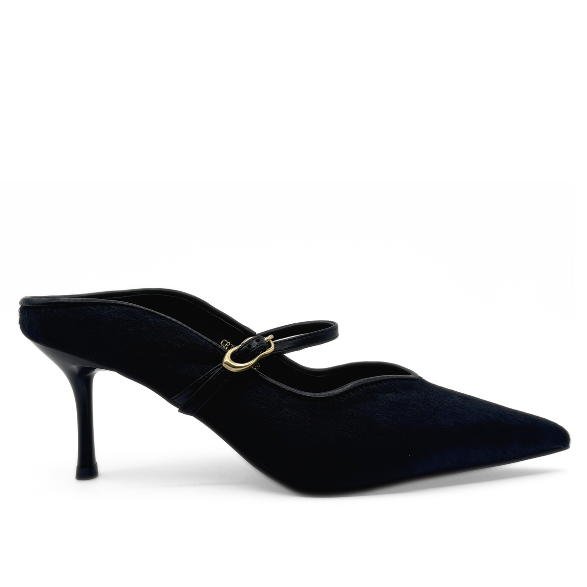 Nicky Black  Pony Hair Pumps