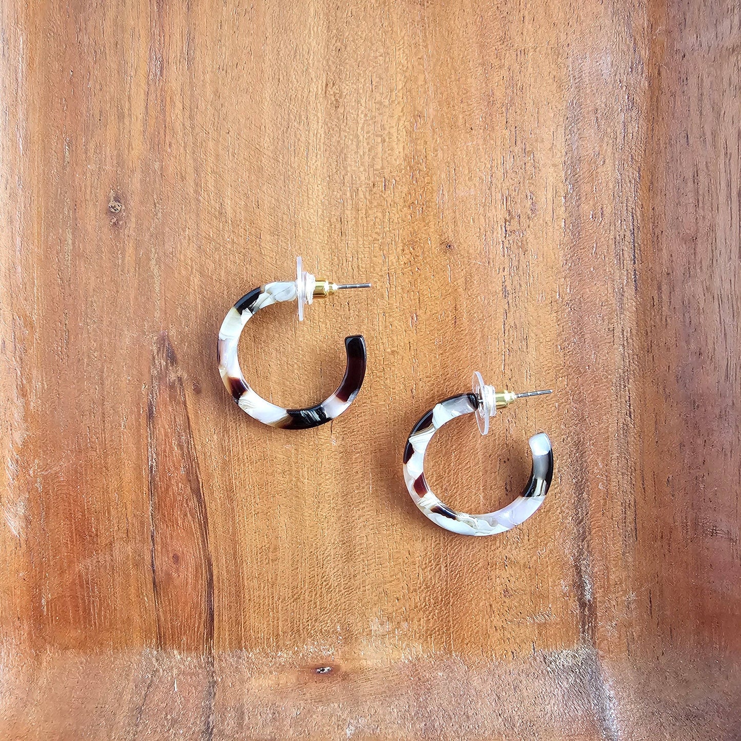 Cam Mini Hoops -  Chai Tea // Jewelry, Earrings, Fall
