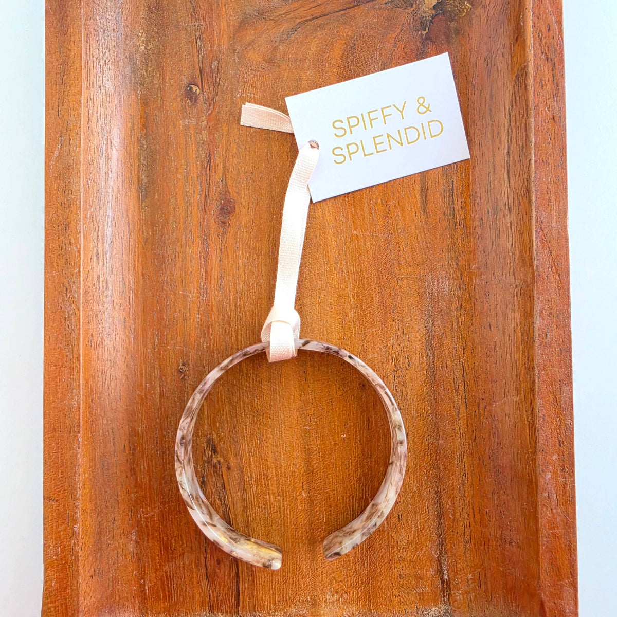 Brynn Bracelet - Shimmering Taupe - Standard // Cuff Bangle