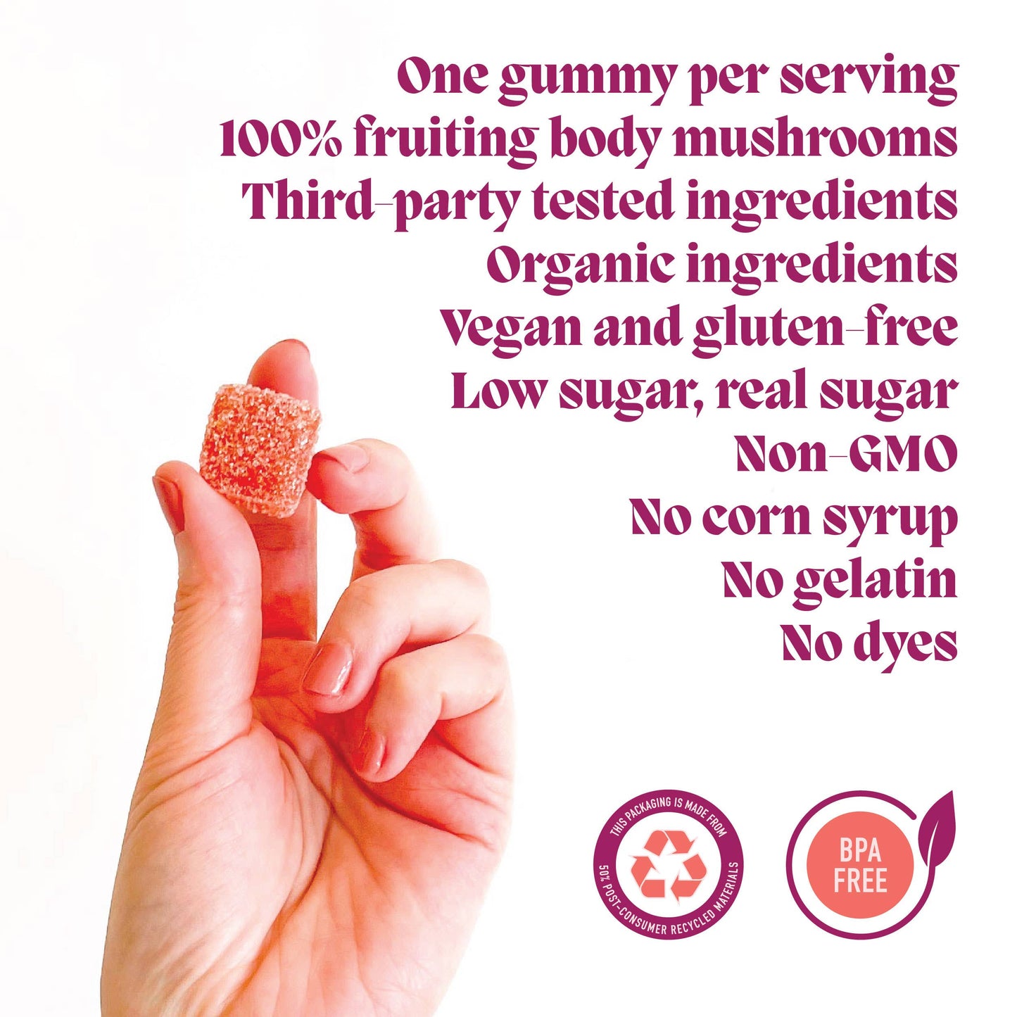 Elevate Mushroom Gummies (30) / Vegan Supplement / Mood