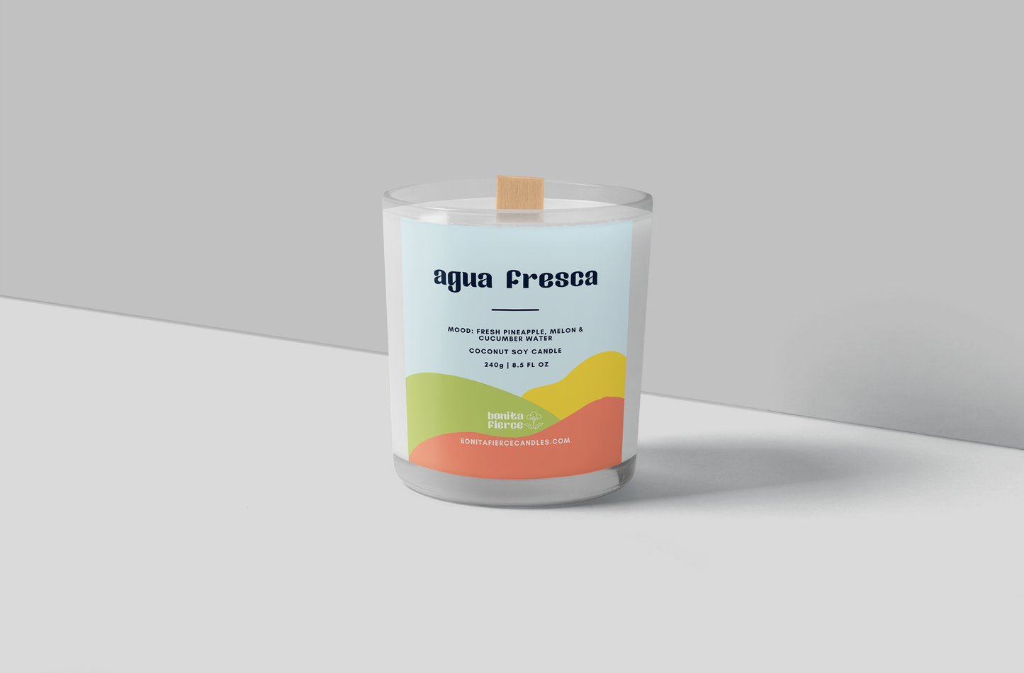 Agua Fresca Candle | Pineapple Melon & Cucumber Water Candle