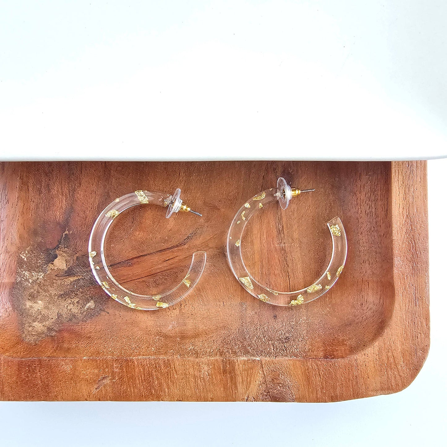 Camy Hoops - Gold Foil // Jewelry, Earrings, Holiday