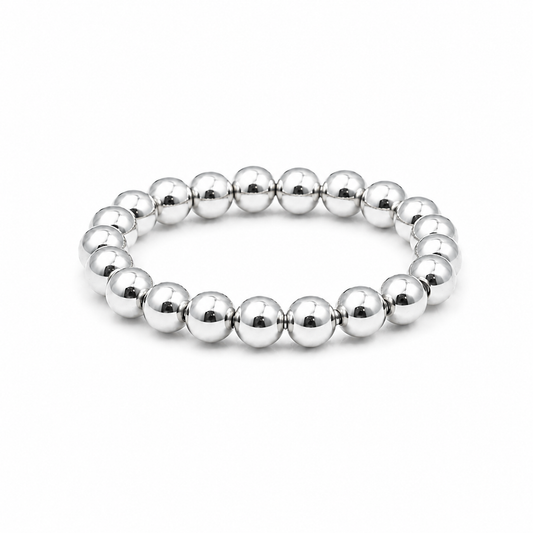 Sterling Silver 4mm Waterproof Stretch Ring