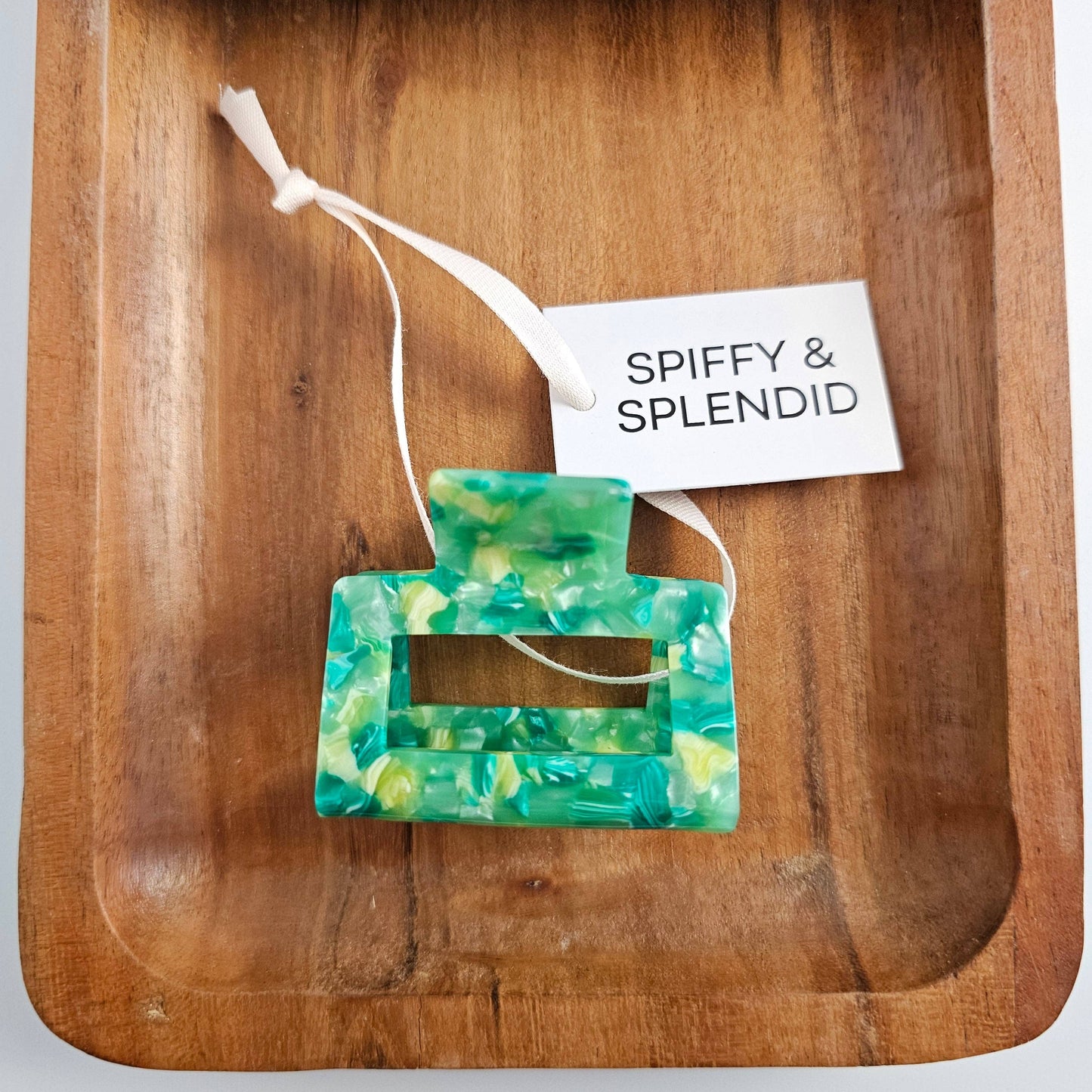 Carly Hair Claw - Green
