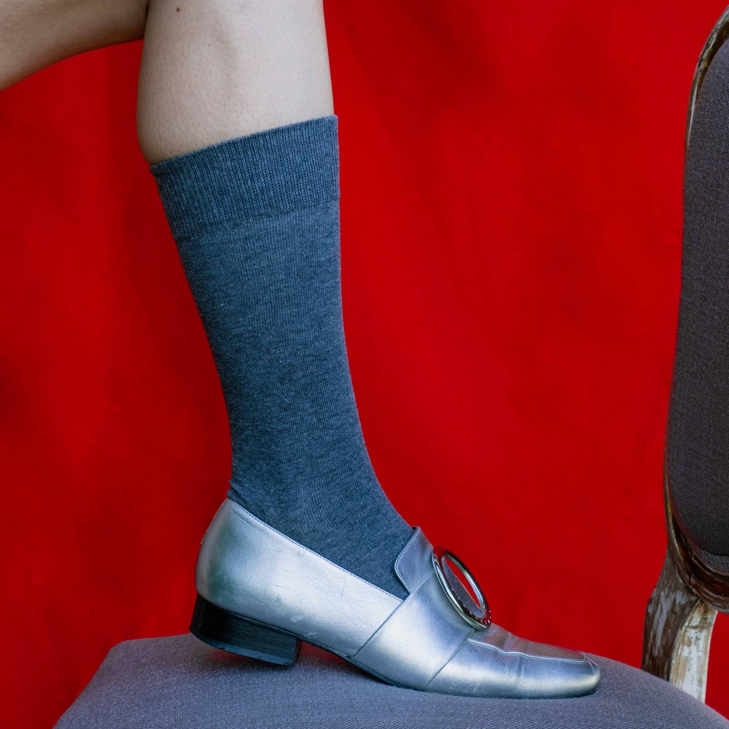 KLUE Organic solid Socks | Grey