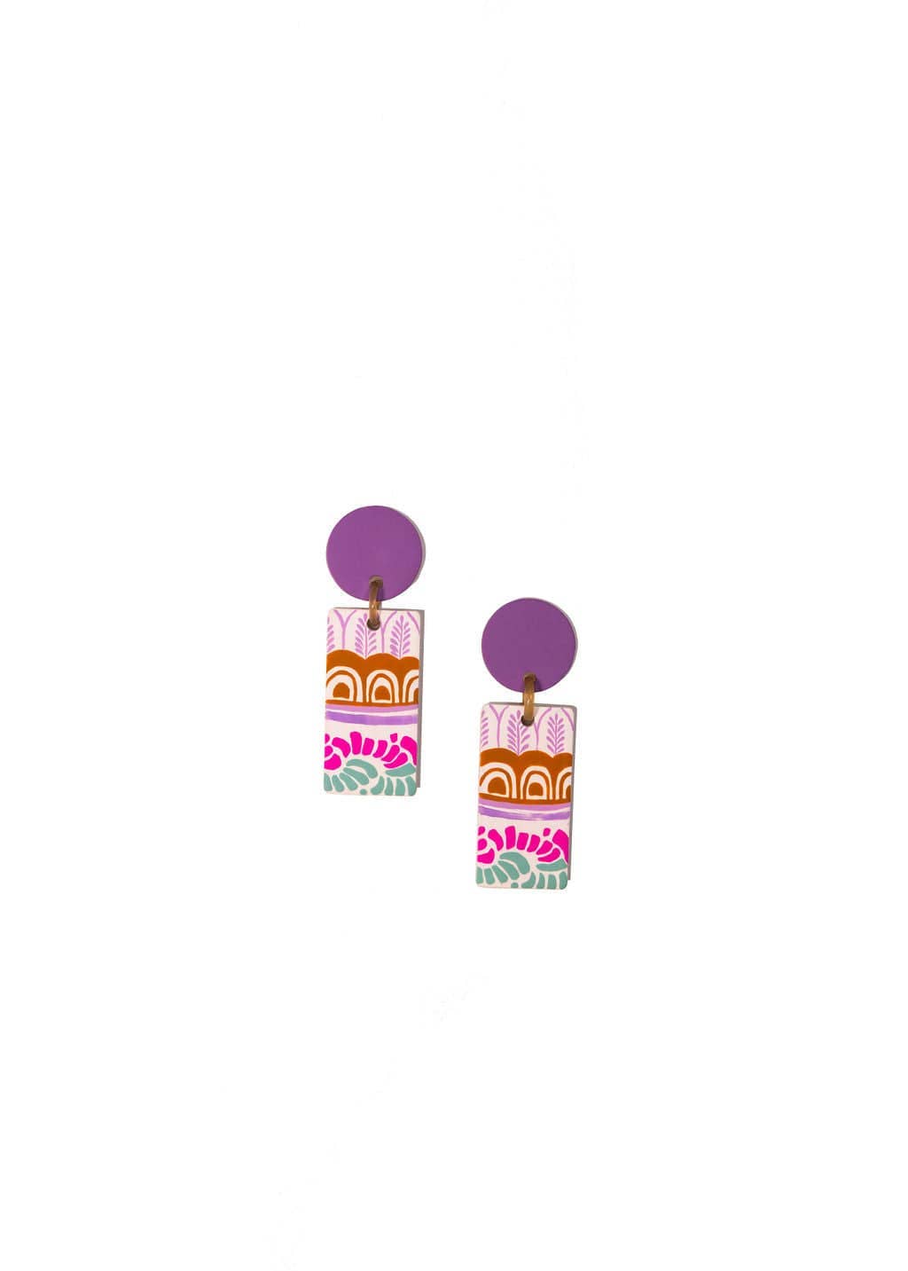 Lilac Valencia Cabana Earrings