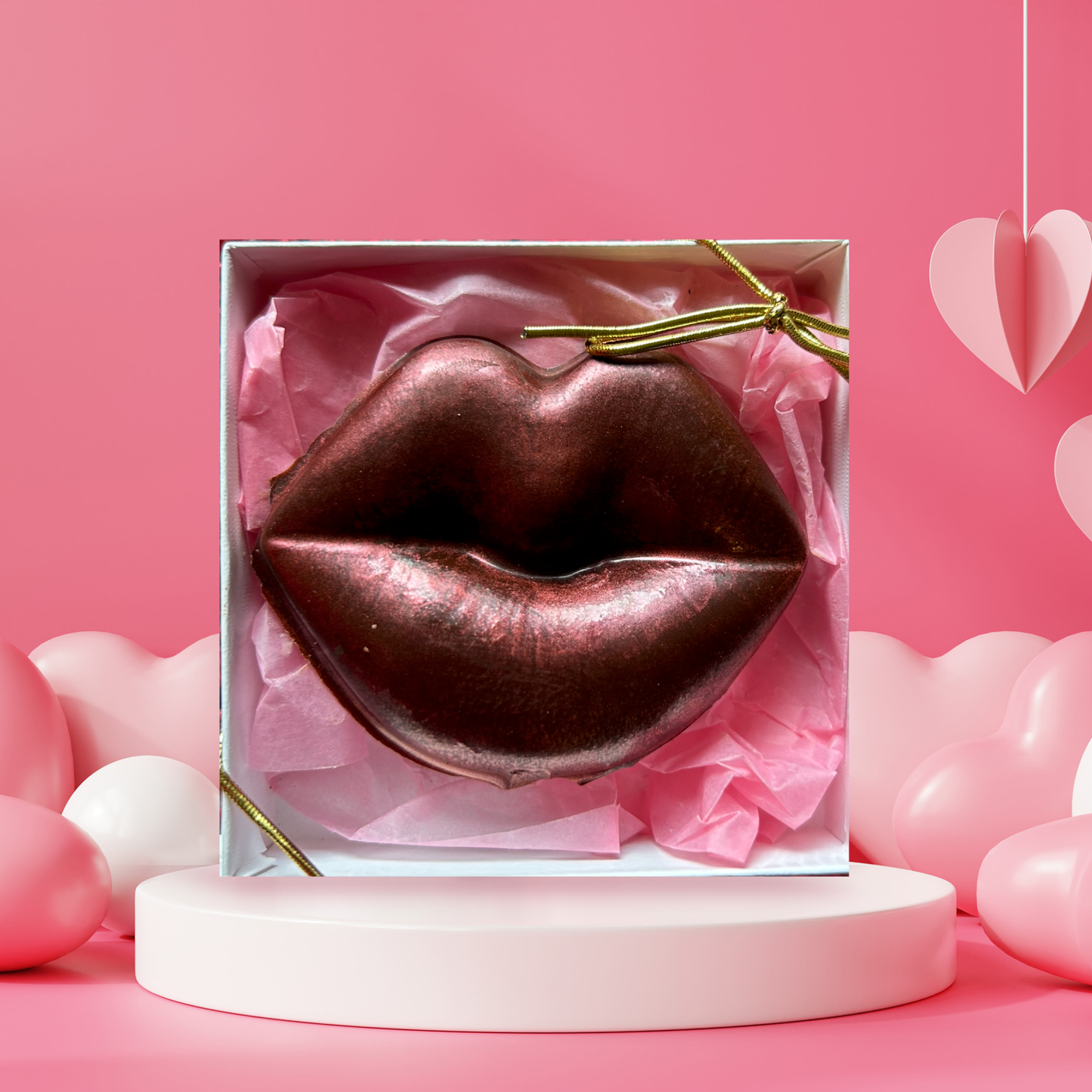 Big Kiss - Organic Fair Trade Dark Chocolate Lips