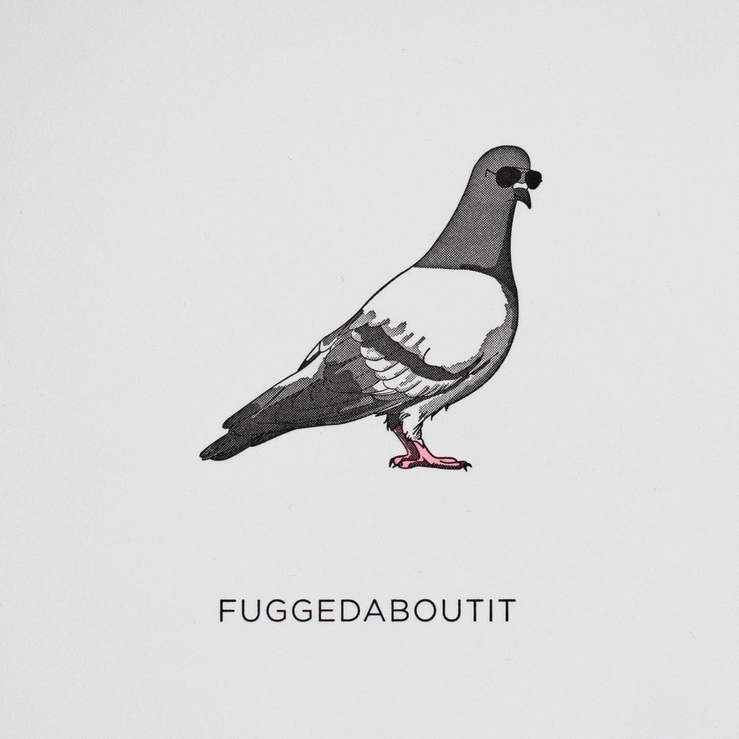 Pigeon - Letterpress Funny Everyday Card