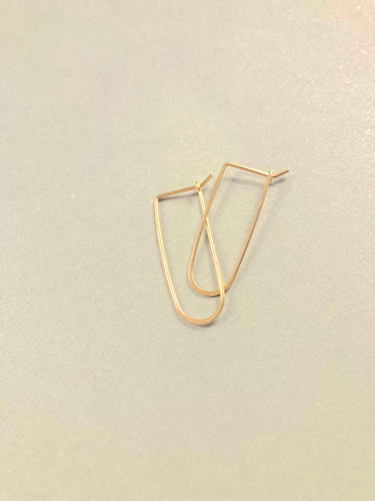 Little Valley Hoop Earring - Choose Sterling or Gold