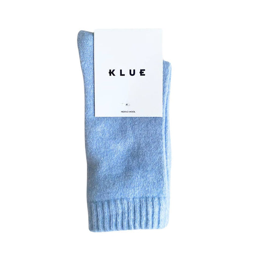 KLUE Merino Wool socks plain | Sky Blue