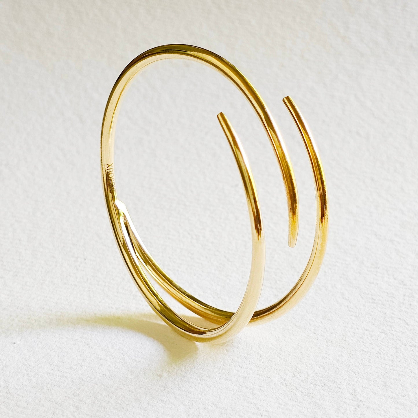 Brass ring triple spike wrap talen collection