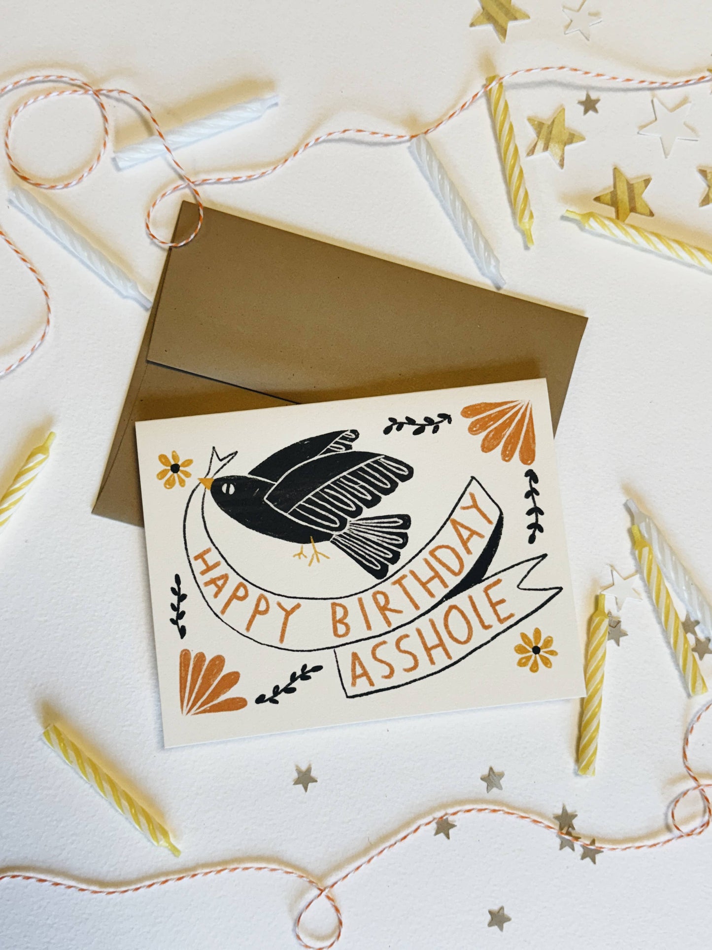 HAPPY BIRTHDAY ASSHOLE Birthday Card