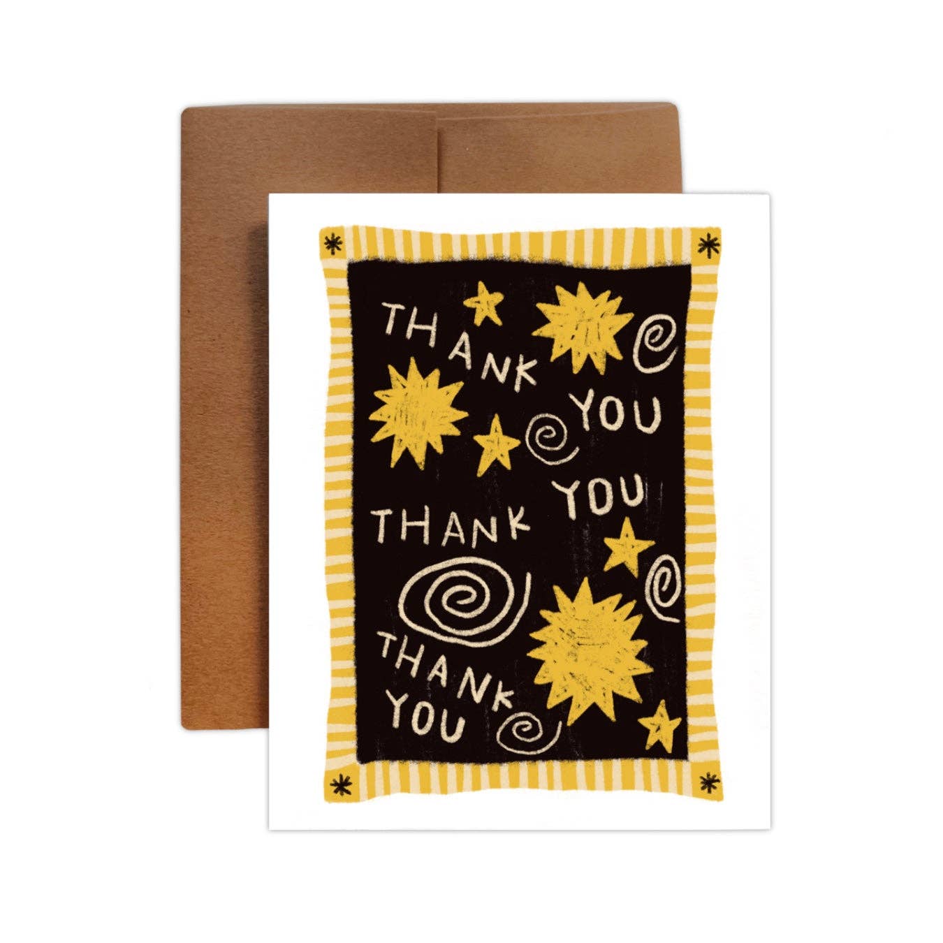 STAR THANK YOU Greeting Card