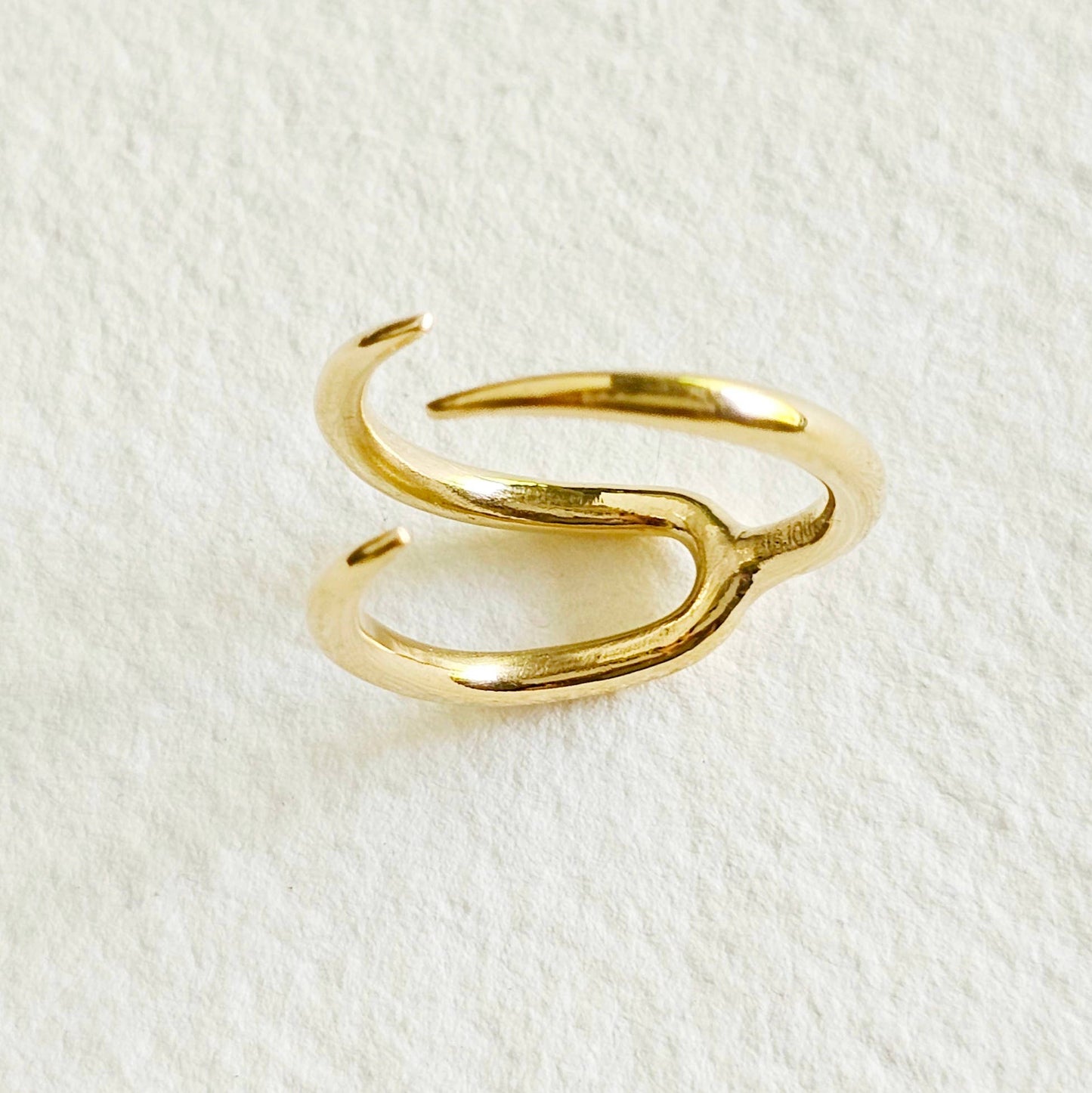 Brass Triple Spike Wrap Talen Ring BX52