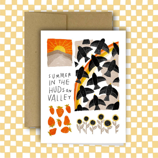 SUMMER IN THE HUDSON VALLEY Greeting Card