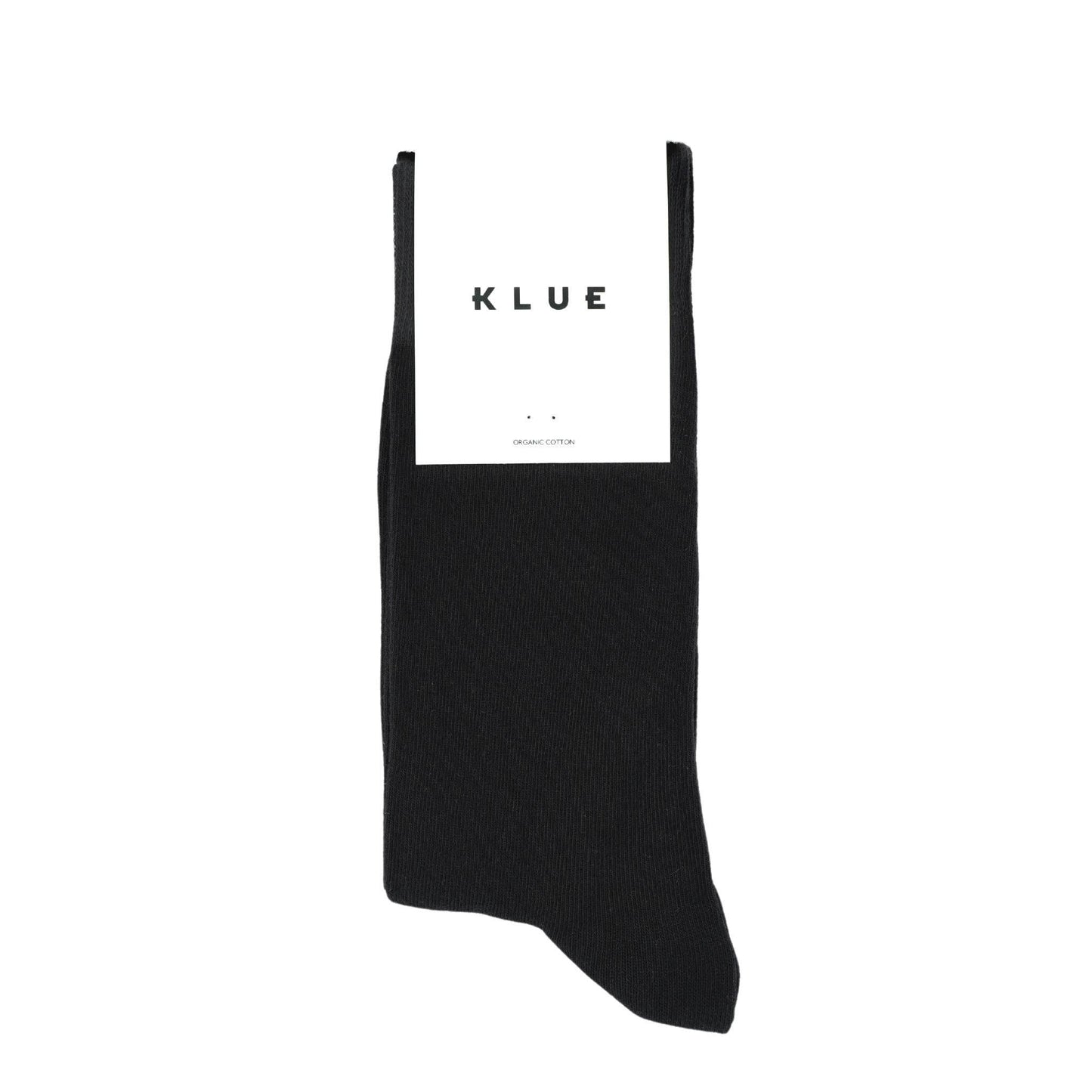 KLUE Organic solid Socks | Black