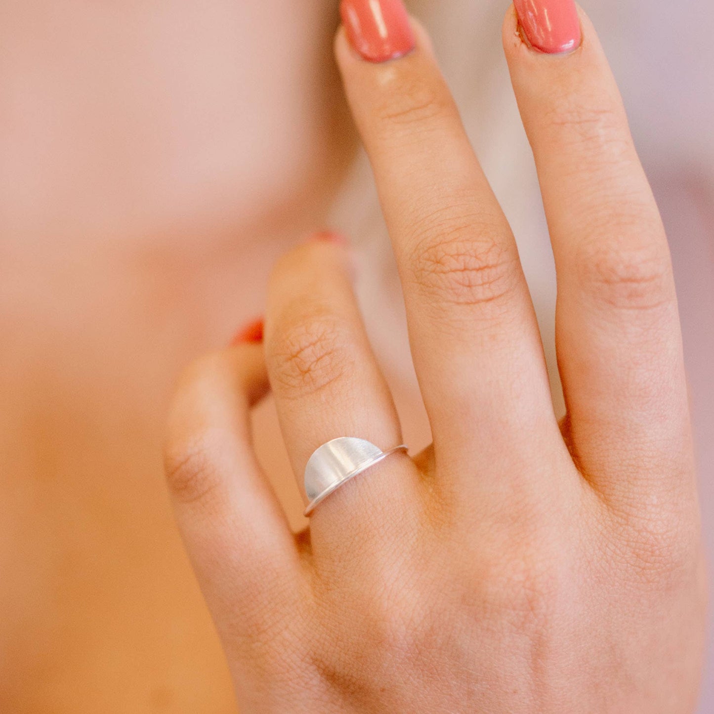 Minimal Semicircle Fragment Stacking Ring