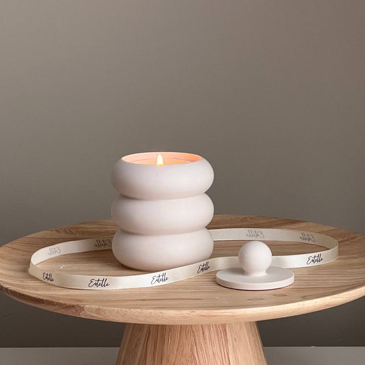 Donut Jar Soy Wax Wood Wick Candle