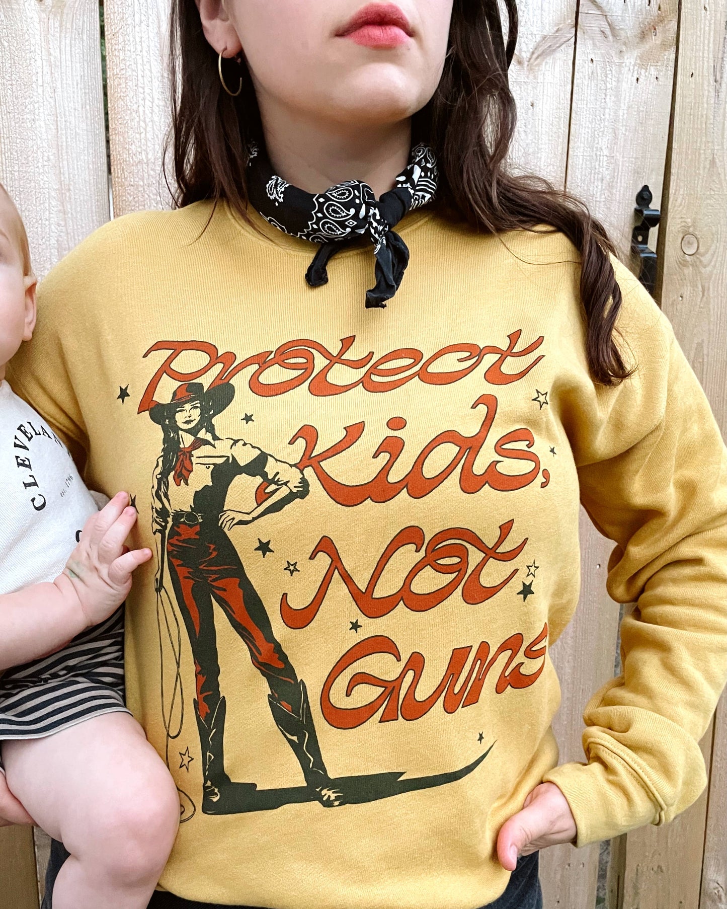 Protect Kids Not Guns Crew Neck Sweatshirt