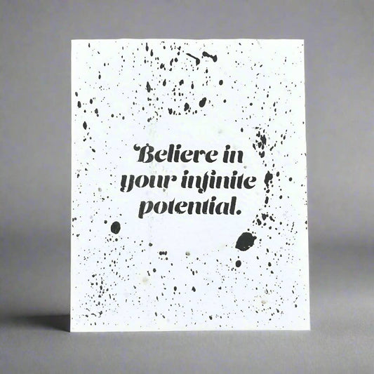 Infinite Potential - Plantable Card