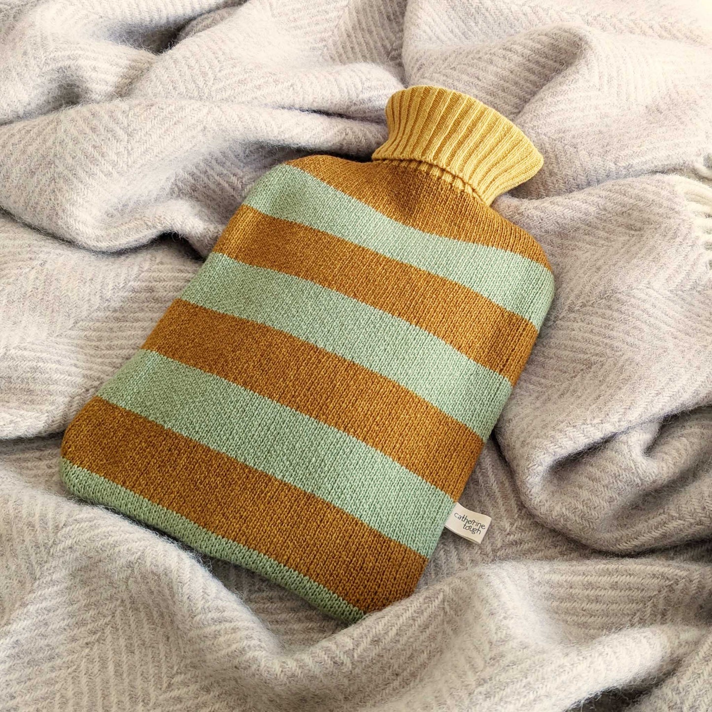 Hot Water Bottle w/ Merino Lambswool Cover