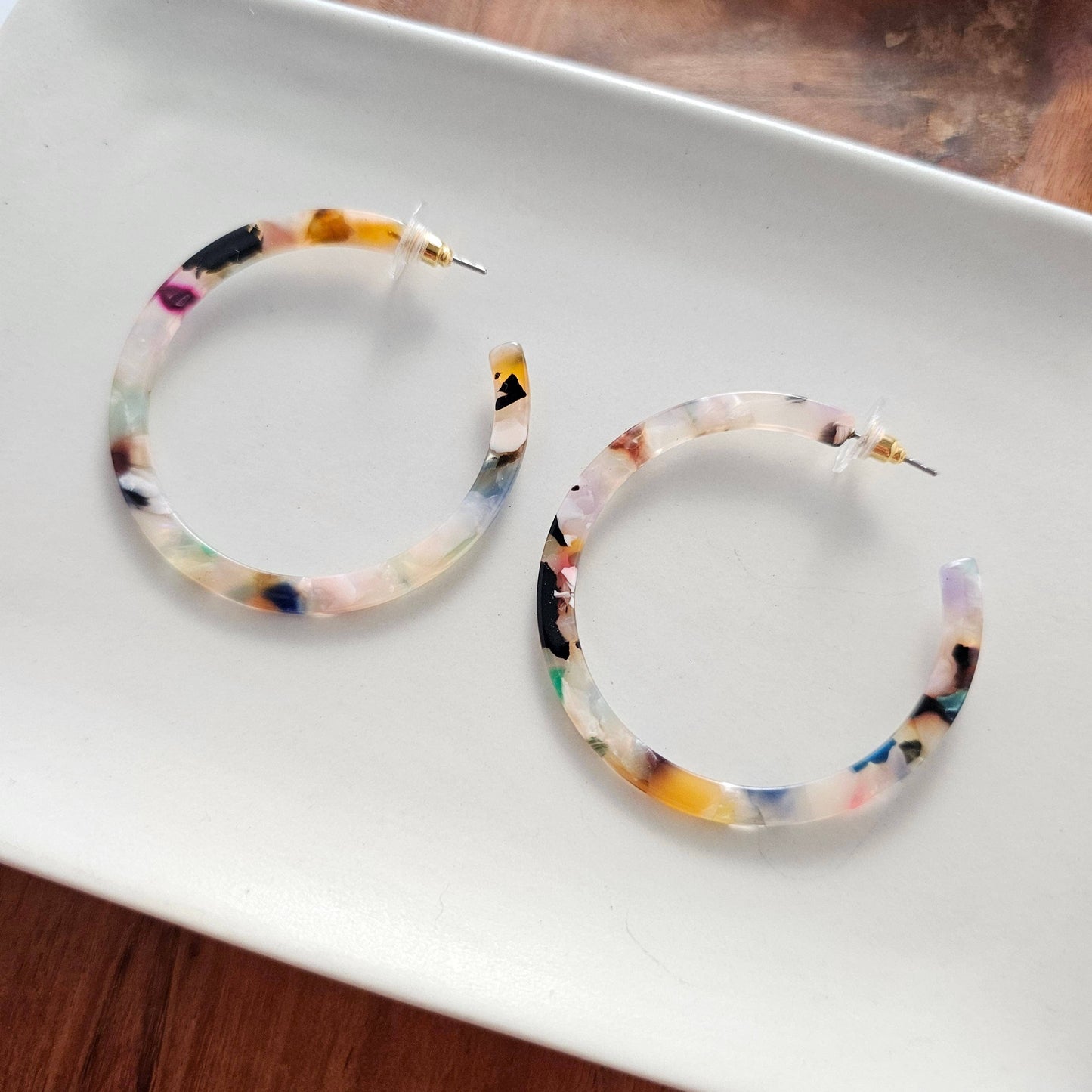 Cameron Hoops - Multicolor // Gift, Earrings, Jewelry, Fall