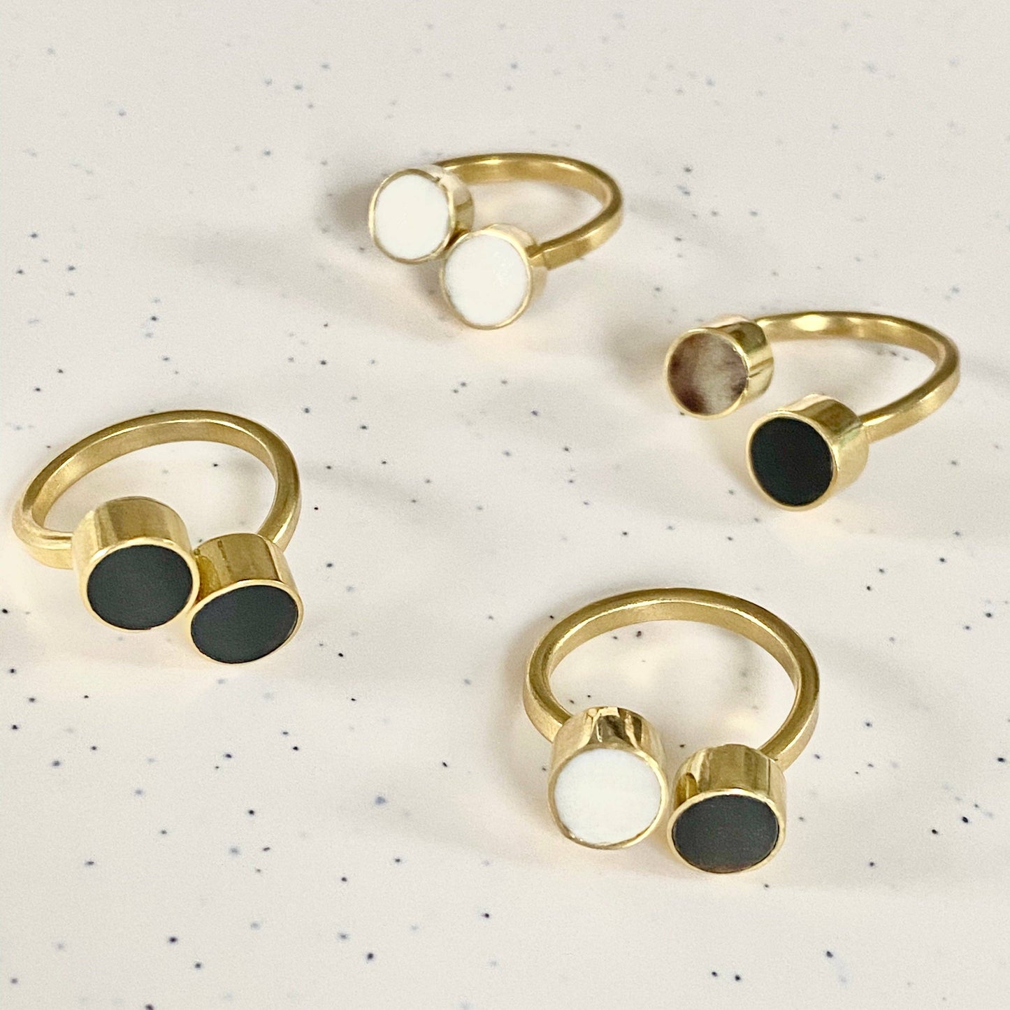 Double Dot Ring- #ABM02