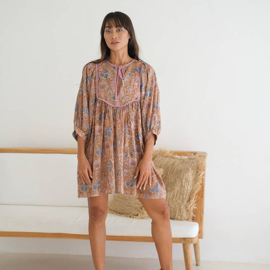 Block Printed Zoha Dress