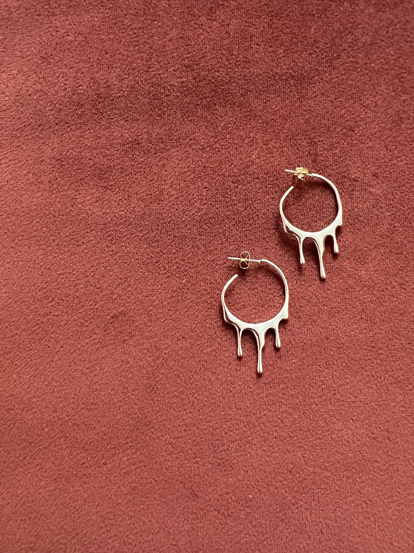 Drip Earrings with Stainless Steel Stud