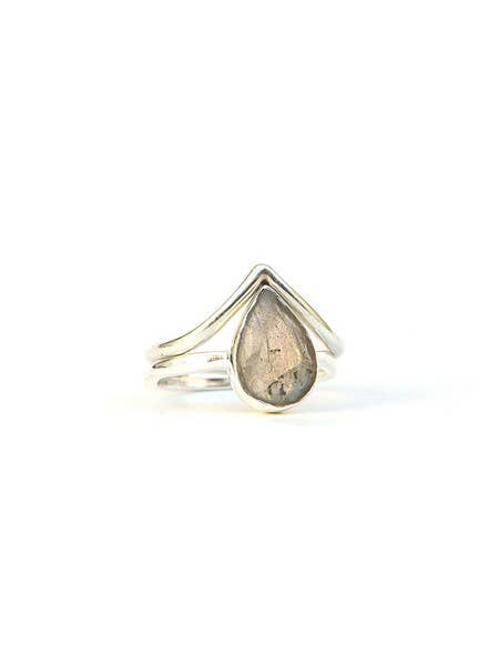 In Love and Labradorite Sterling Silver Ring