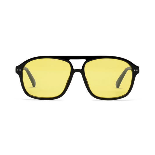 Davis Tints | Shiny Black Yellow Tint 0.00