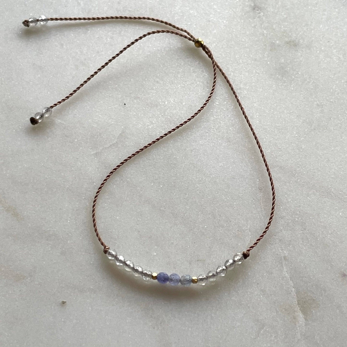 Labradorite and Tanzanite Bracelet- Special Edition