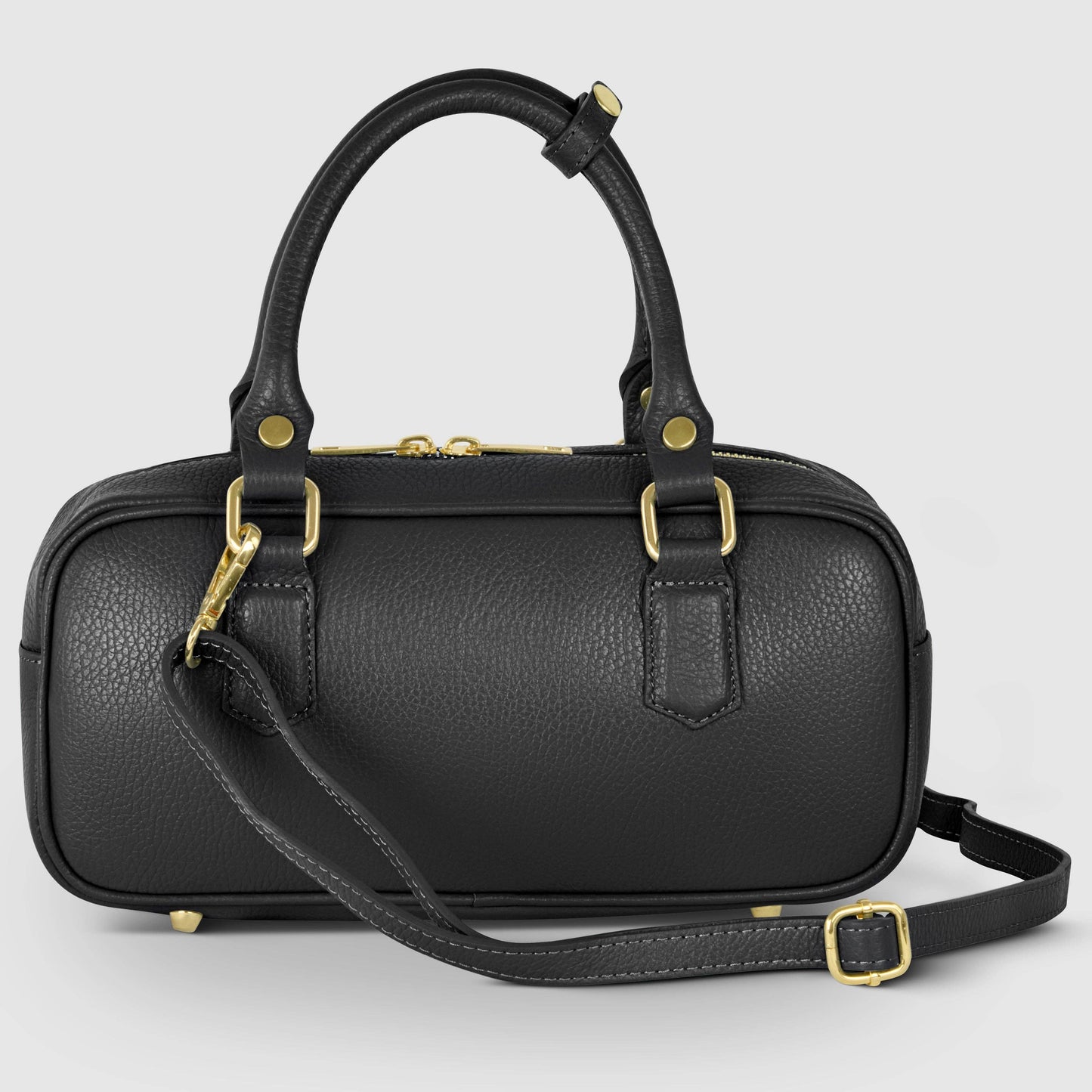 Italian Genuine Calf Leather Top-Handle Bag