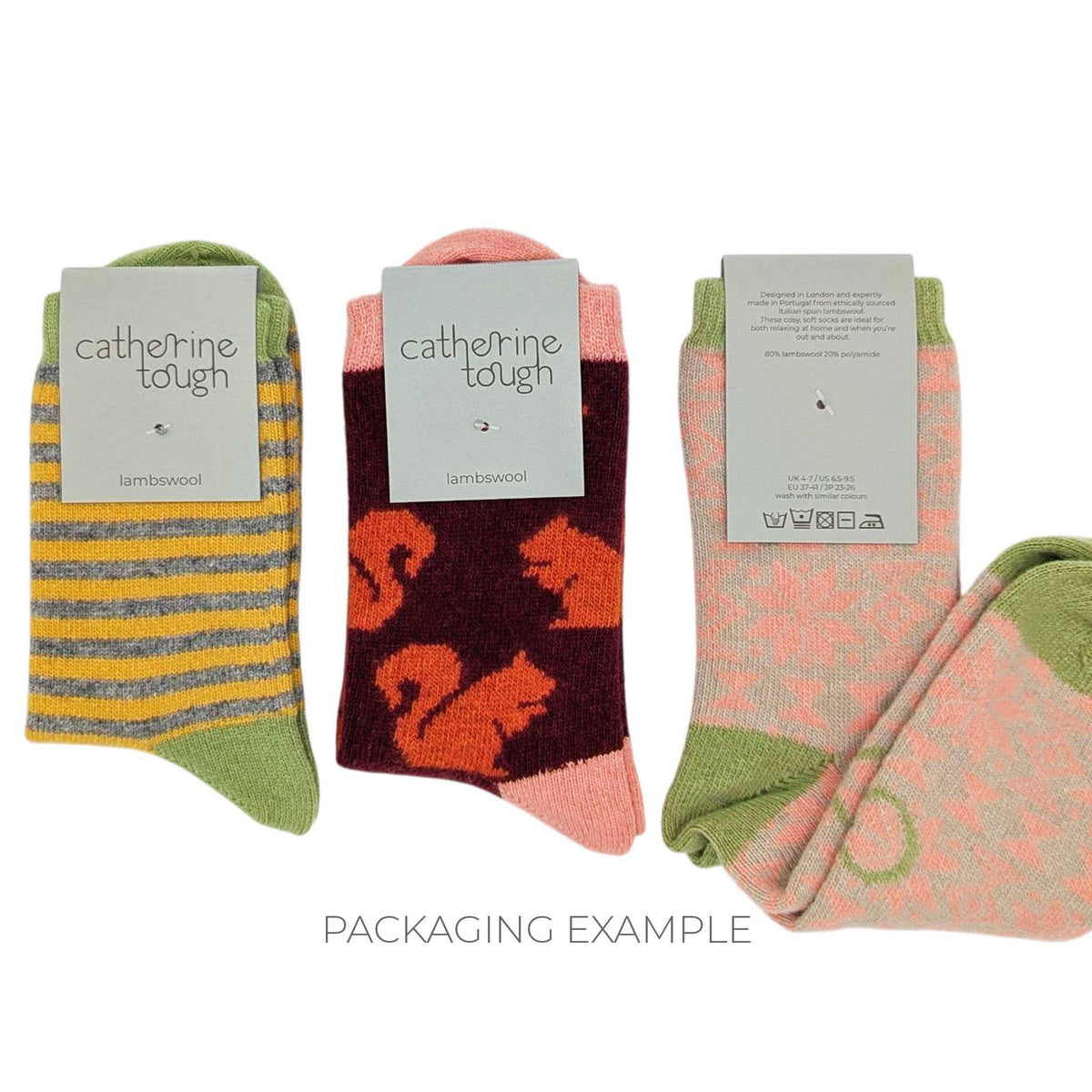 Lambswool Ankle Socks | Animals