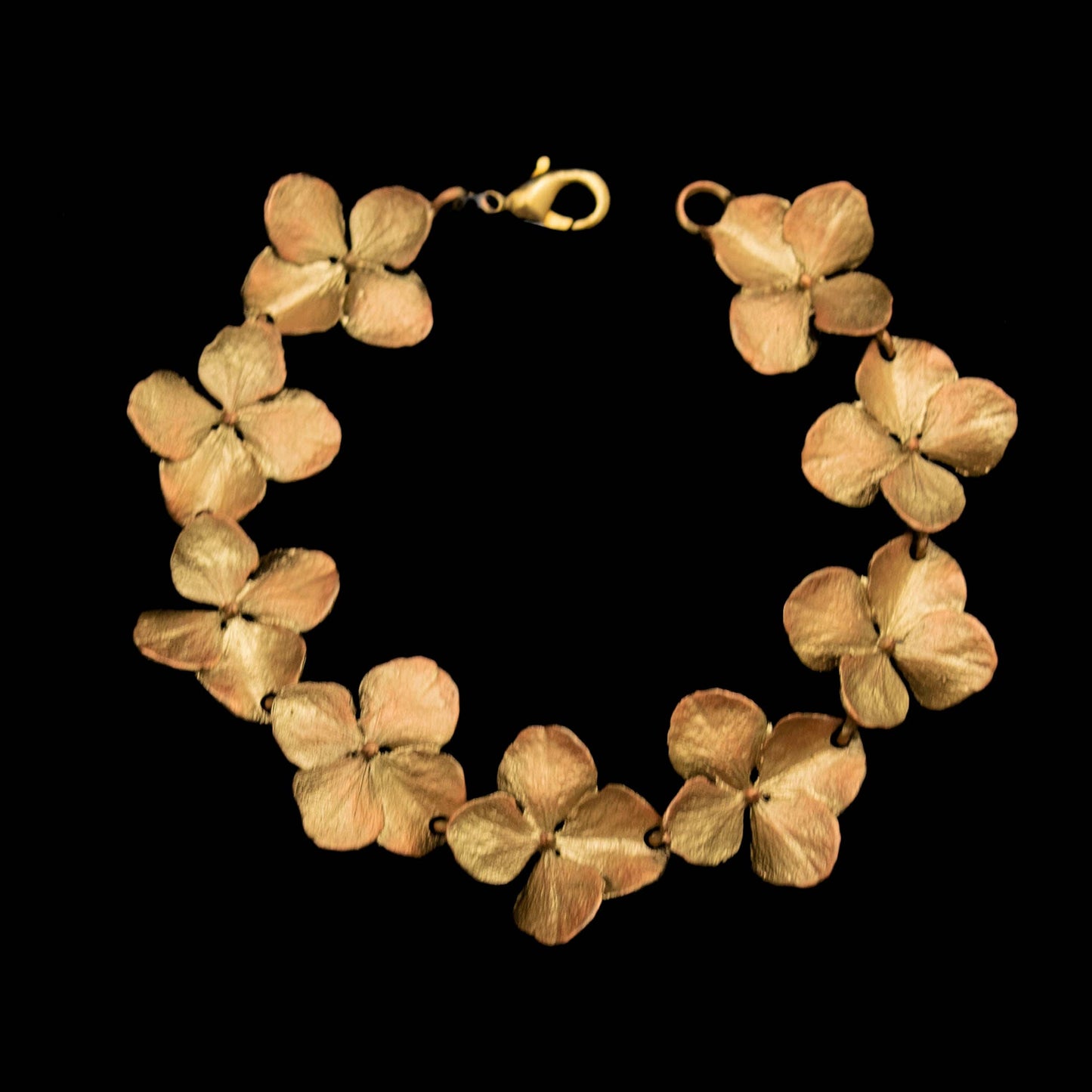 Bronze Hydrangea Bracelet