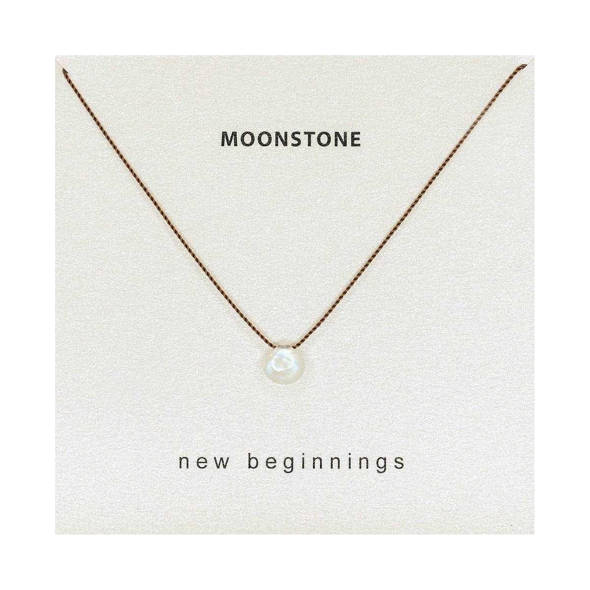 Rainbow Moonstone New Beginnings Necklace, Valentine's Day
