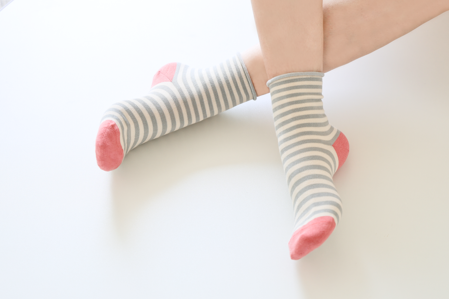 Mulberry Silk Striped Socks