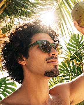 BP19886 - NEW Arches Soft Green/ Brown Polarized Lens