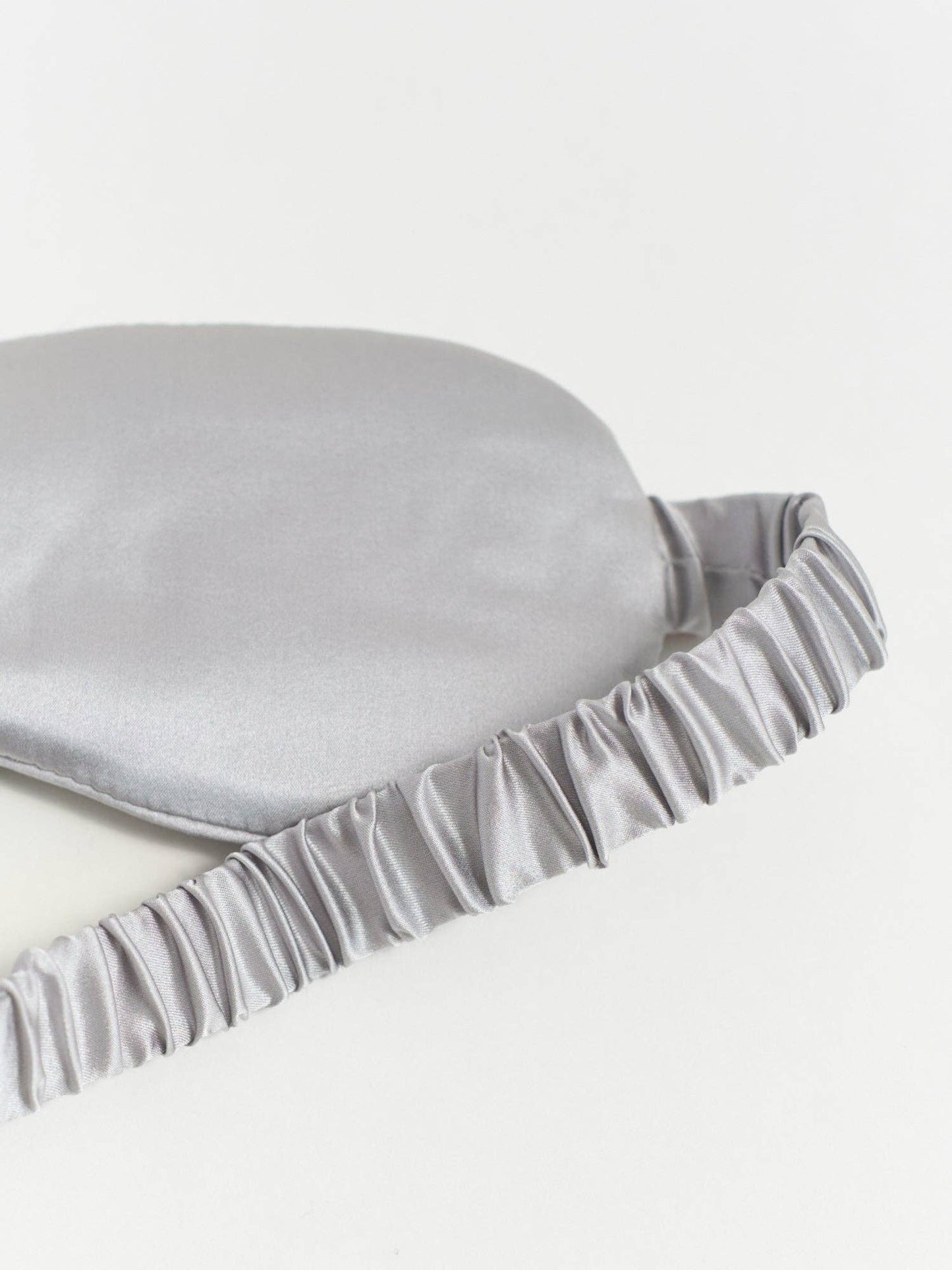 Moonlit Stars Silk Sleep Eye Mask - Silver
